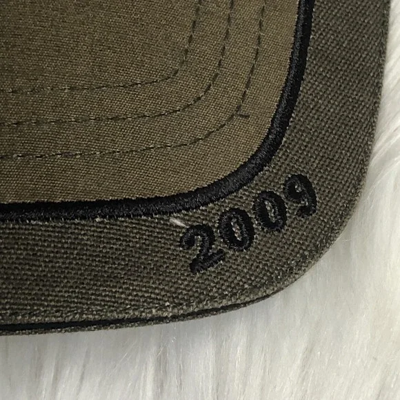 2009 511 5.11 Tactical Baseball Cap Hat Moss Green Olive Una Luce Per La Vita - Picture 10 of 11
